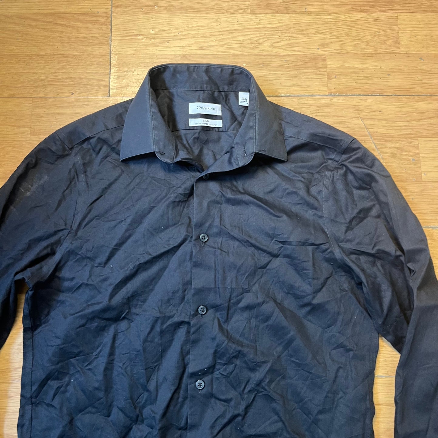 Chemise slim fit noire - Calvin Klein - Taille 32/33