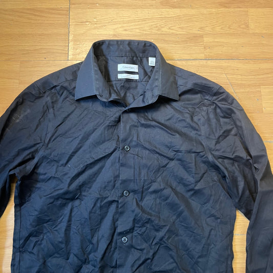 Chemise slim fit noire - Calvin Klein - Taille 32/33