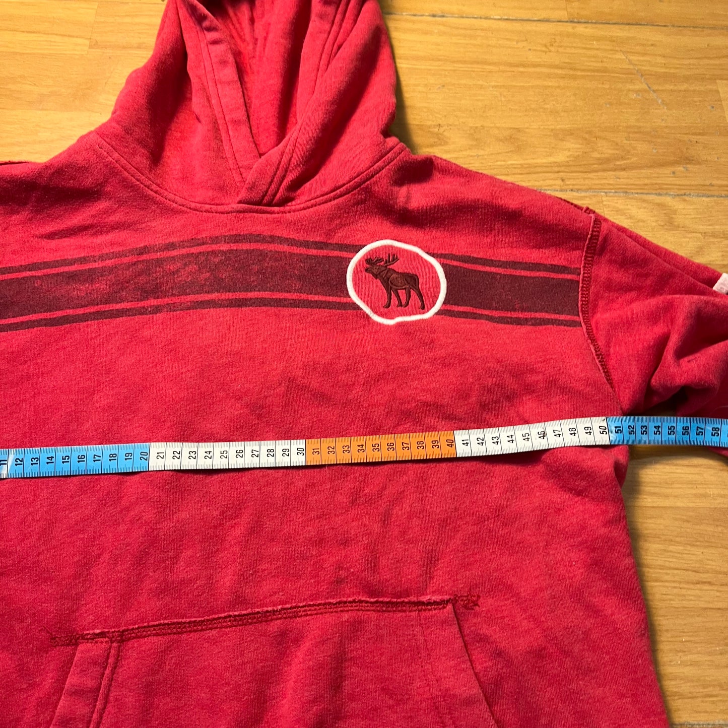 Sweat à capuche rouge - Abercrombie & Fitch (enfant) - Taille 15/16