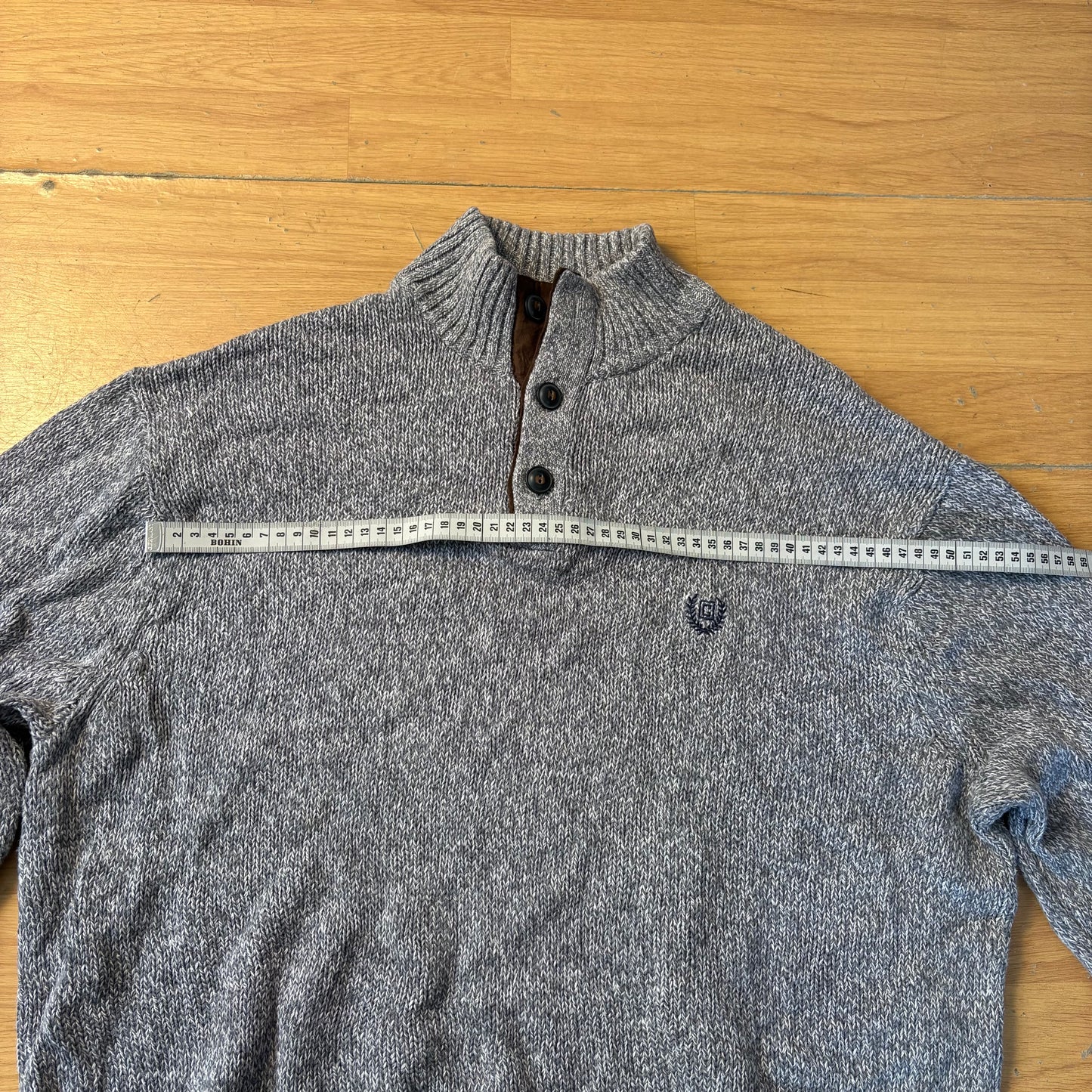 Pull en maille gris - Chaps - Taille XL