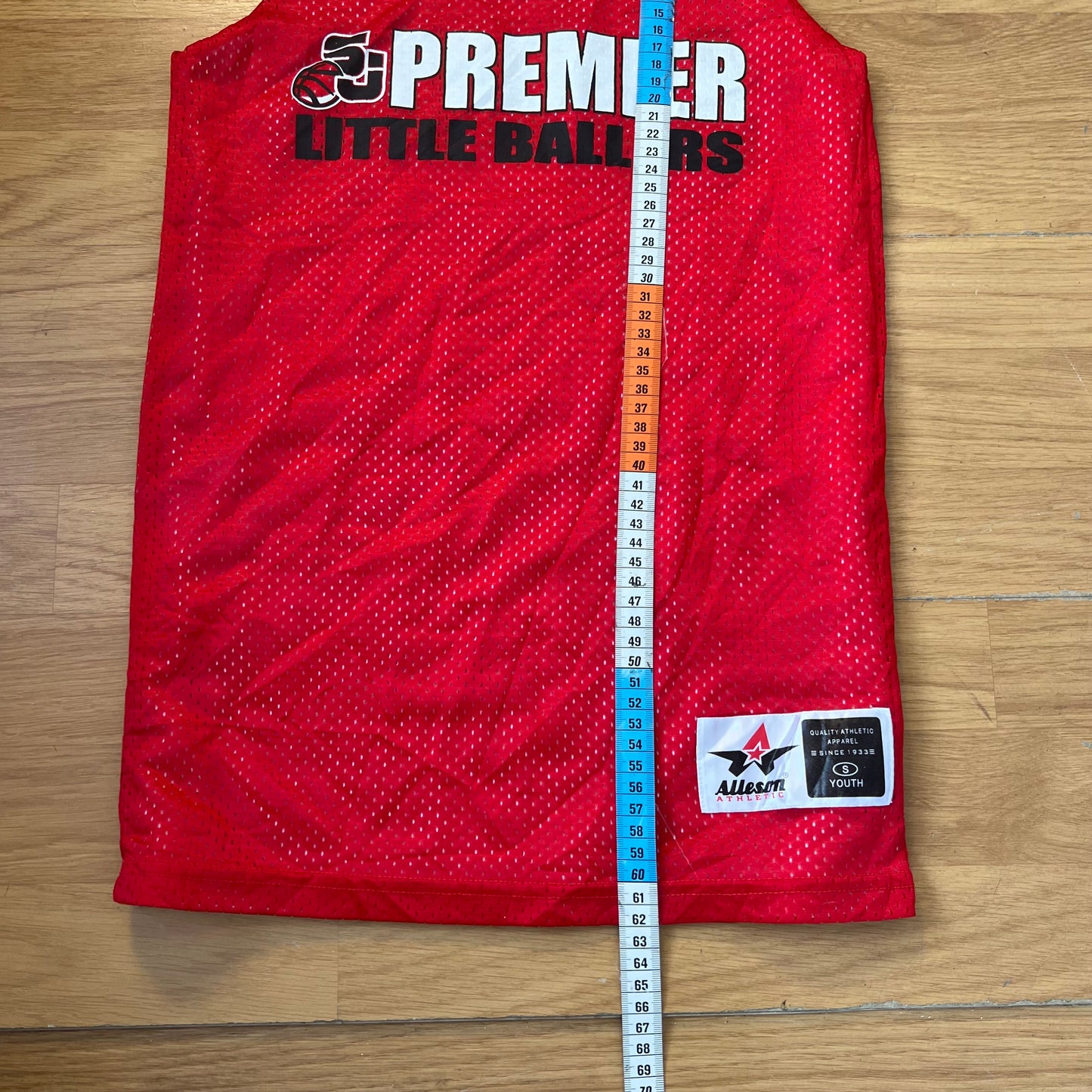 Débardeur réversible style basketball rouge et blanc - Taille S