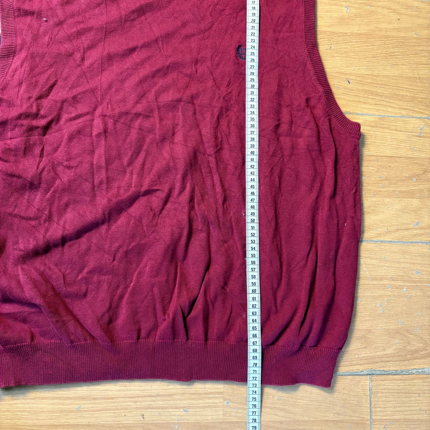 Pull sans manches bordeaux - Chaps - Taille XXL