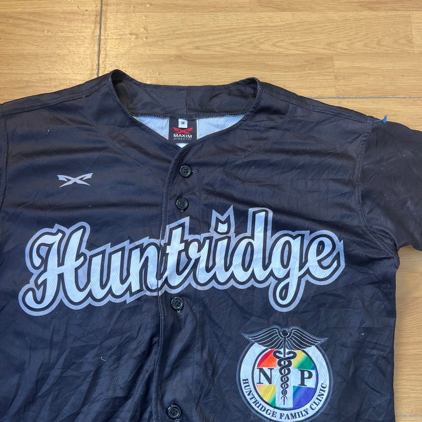 T-shirt baseball noir - Taille M