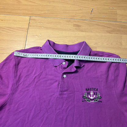 Polo violet - Nautica - Taille L