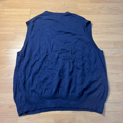 Pull sans manches bleu foncé - Chaps - Taille XXXL