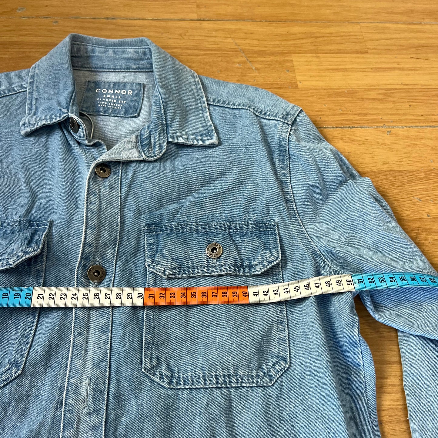 Chemise/veste en jean bleu clair - Taille S