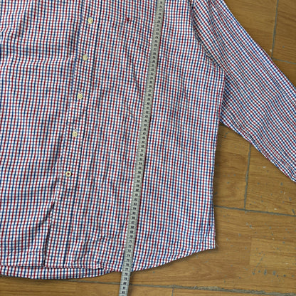 Chemise à carreaux rouge bleu blanc - Taille XL