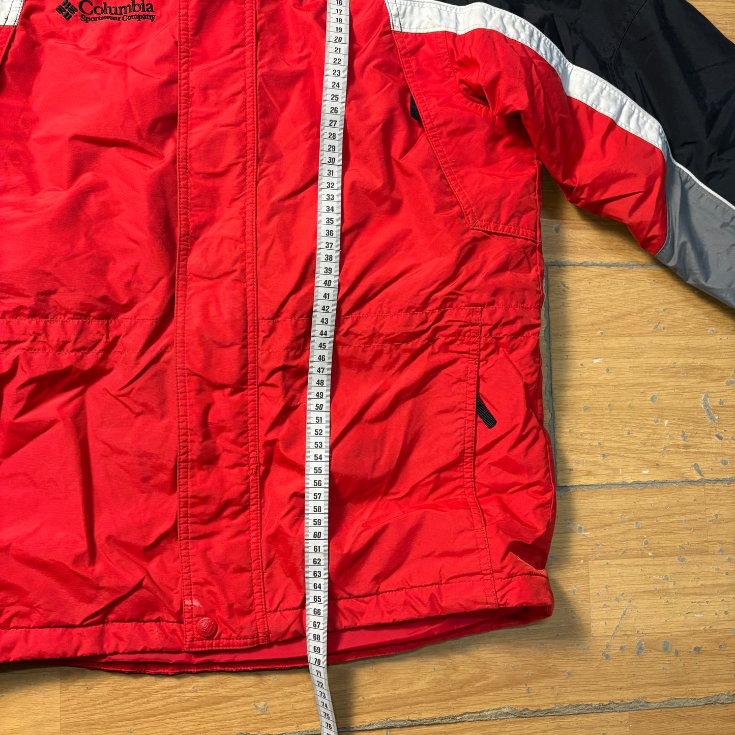 Parka rouge et noir Columbia – Taille 14/16 ans