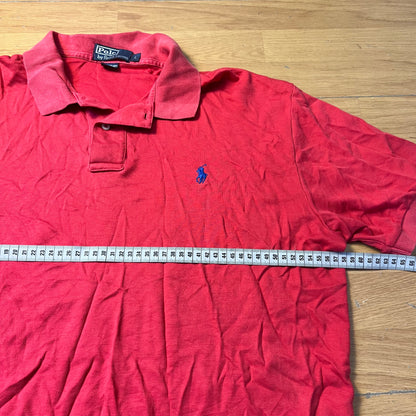 Polo rouge - Ralph Lauren - Taille L