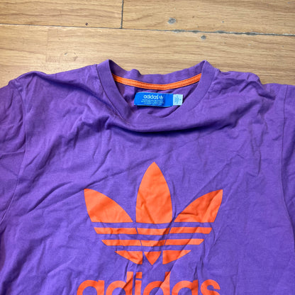 T-shirt violet et orange - Adidas - Taille S