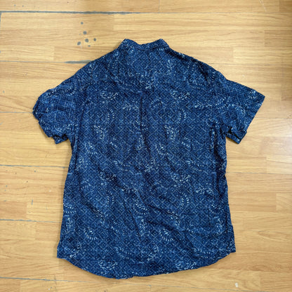 Chemise manches courtes bleu à motif - Armani Exchange - Taille XXL