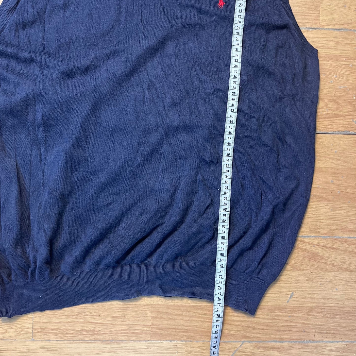 Pull sans manches bleu marine - Polo by Ralph Lauren - Taille 2XL