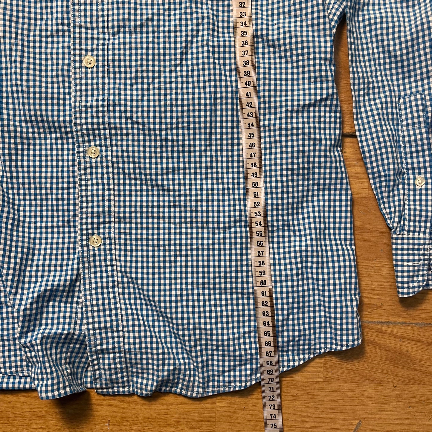 Chemise à carreaux bleus et blancs - Chaps - Taille m