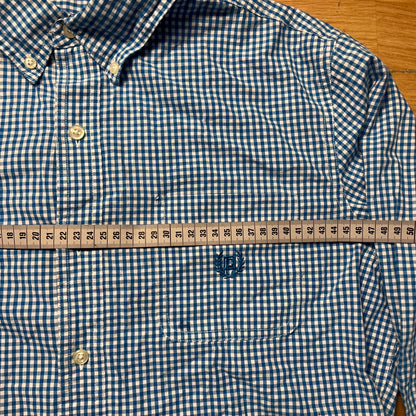 Chemise à carreaux bleus et blancs - Chaps - Taille m