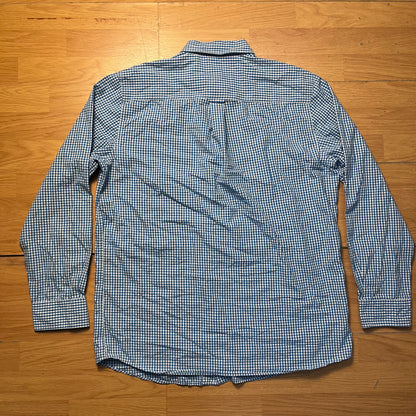 Chemise à carreaux bleus et blancs - Chaps - Taille m