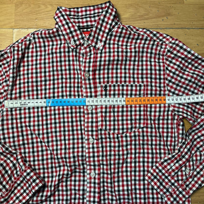 Chemise à carreaux rouges et bleus - IZOD - Taille L (14/16 ans)