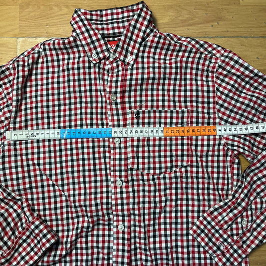 Chemise à carreaux rouges et bleus - IZOD - Taille L (14/16 ans)