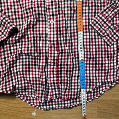 Chemise à carreaux rouges et bleus - IZOD - Taille L (14/16 ans)
