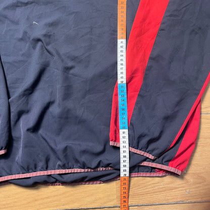 Pull quarter-zip gris et rouge - Puma - Taille XL