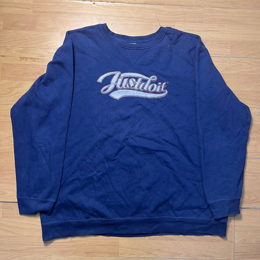 Pull crewneck bleu marine - Nike - Taille XXL