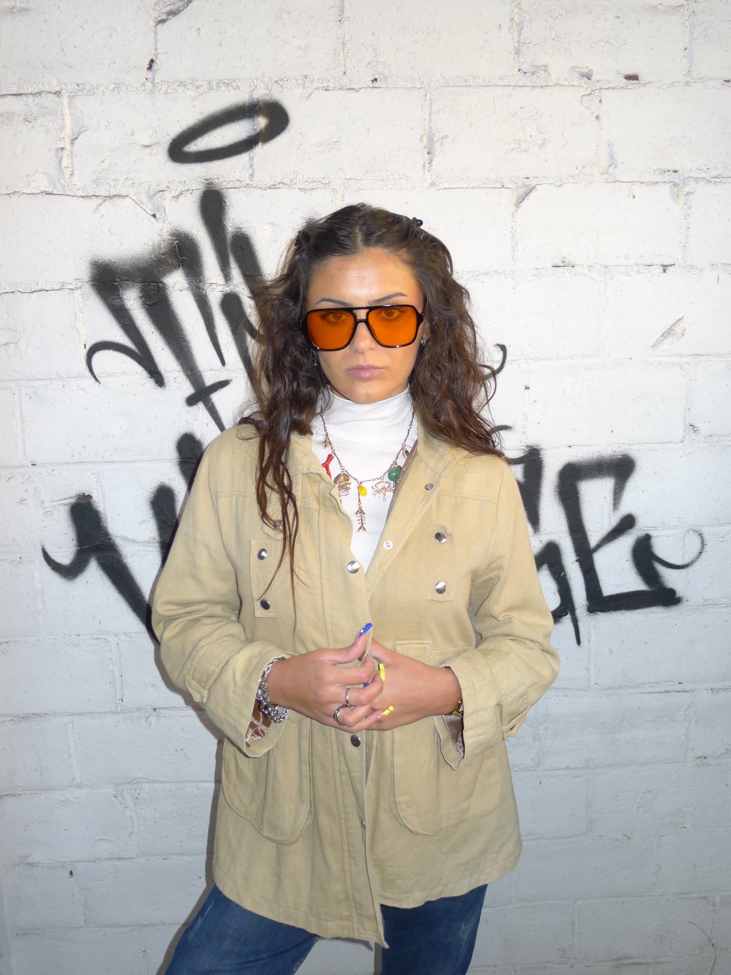 Veste beige ceinturée – BY SARLOTTE