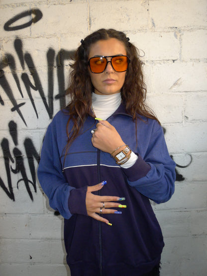 Veste sweat bleue – BY SARLOTTE
