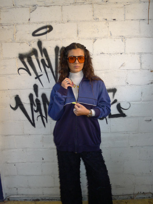 Veste sweat bleue – BY SARLOTTE