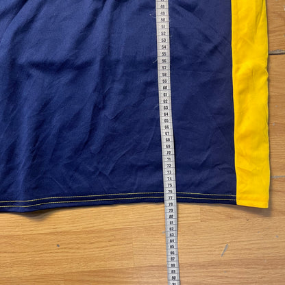 Maillot de basketball jaune et bleu foncé – Taille – L