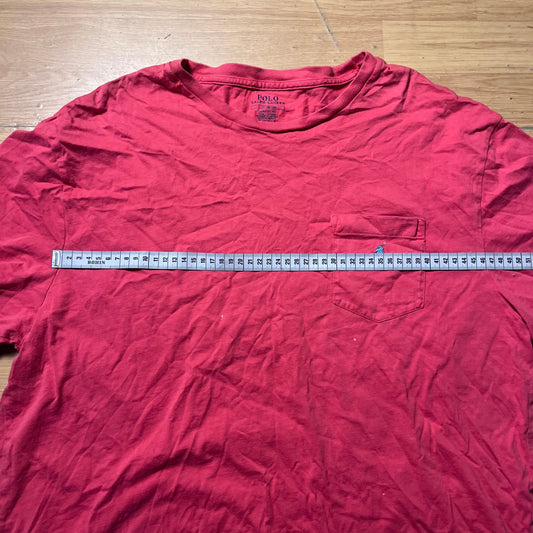 T-shirt rouge Ralph Lauren – Taille – L