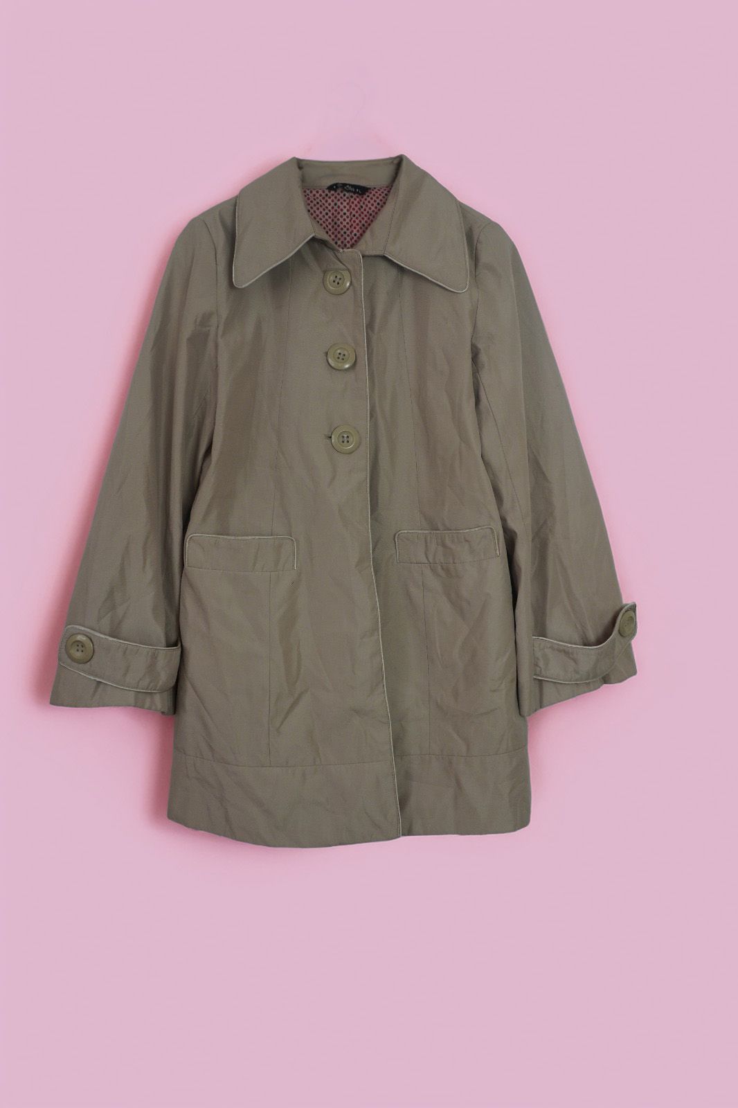 Trench beige fluide – BY ZAINAB