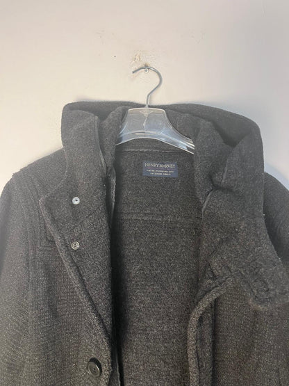 Veste laine gris foncé Henry Mervey – Taille – L