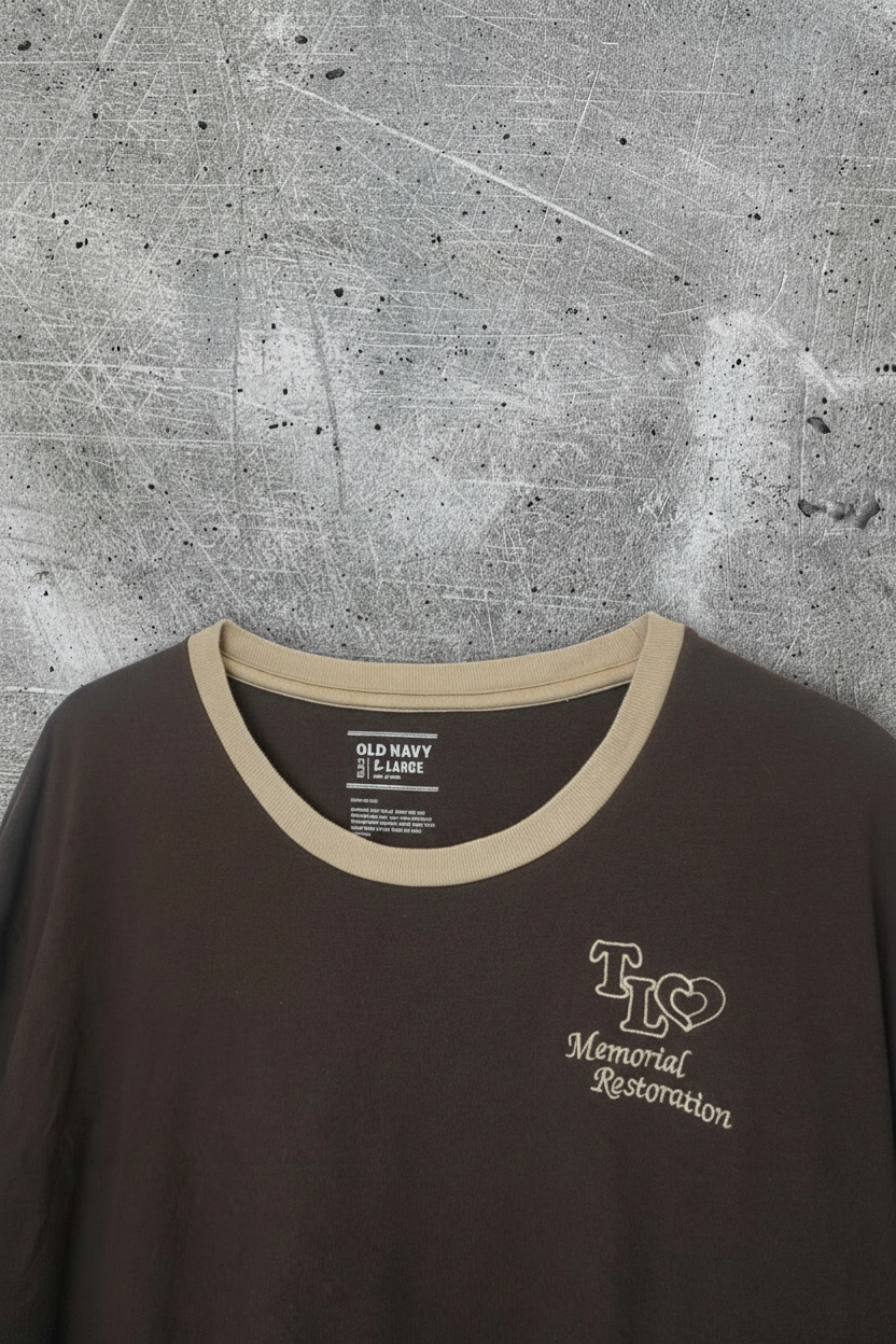 Old Navy T-Shirt - Marron Foncé - Taille XL
