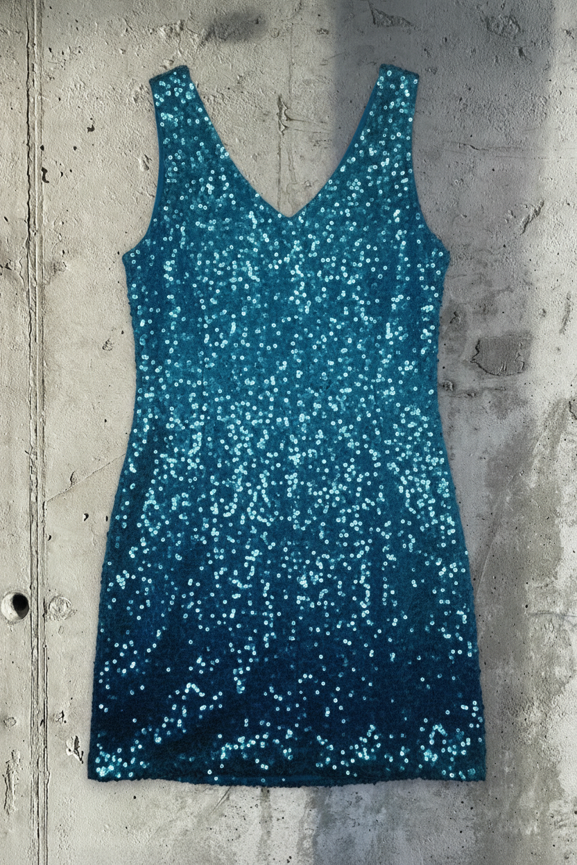 Robe bleu ciel - Taille L