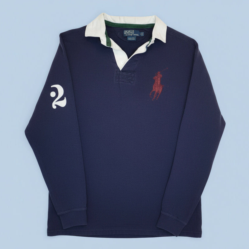Polo manches longues Ralph Lauren - by PRMEC - Taille : L