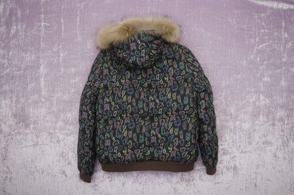 Doudoune Multicolore à Capuche - by SASSCARELLA - Taille : XS