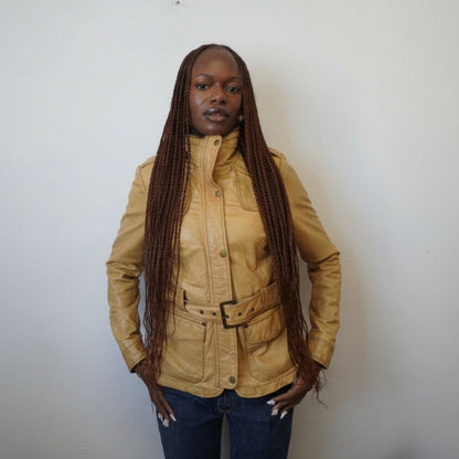 Veste En Cuir - by PLAN.BEE - Taille : M